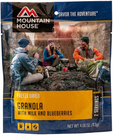 Below is the newest version of Mountain House Granola With Milk and Blueberries - 2 Servings