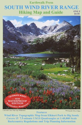 Hiking Map and Guide - South Wind River Range