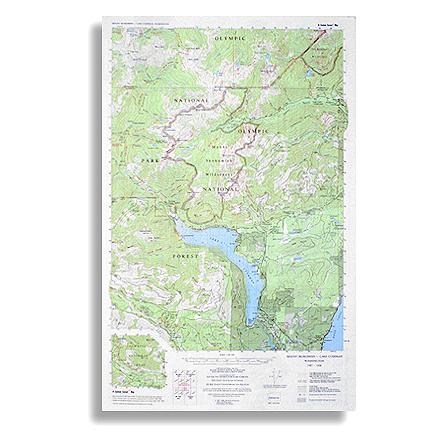 Mount Skokomish - Lake Cushman Map