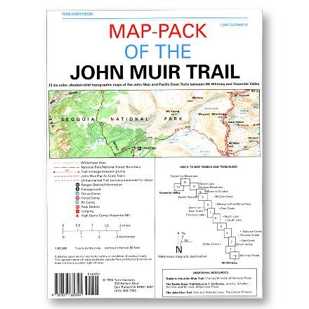 John Muir Trail Maps - Package of 13