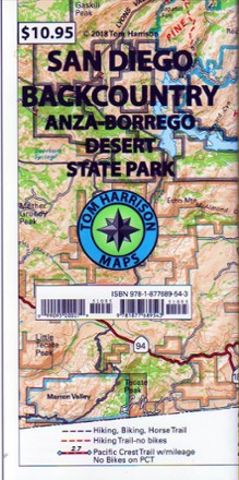 Recreation Map of the San Diego Backcountry