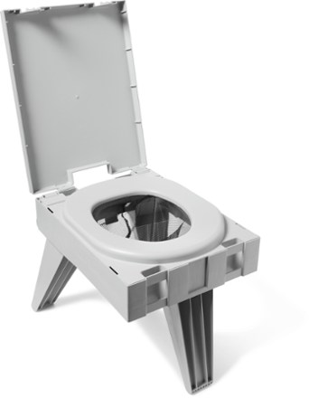 Bidet à poser, H.38 x l.35,5 cm, blanc, GoodHome Baciu