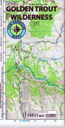 Golden Trout Wilderness Trail Map
