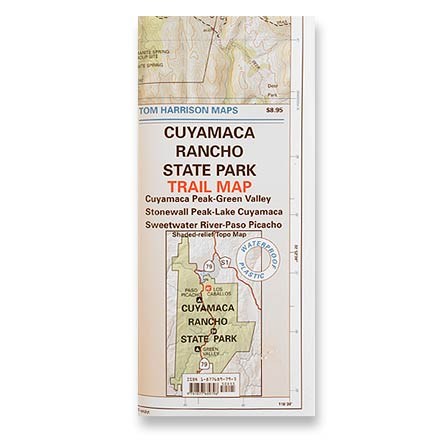 Cuyamaca Rancho State Park Trail Map - San Diego County