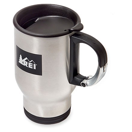 Stainless Steel Carabiner Coffee Mug - 10 oz.