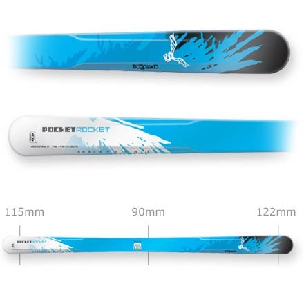 Salomon Pocket Rocket Twin Tip Skis | REI Co-op