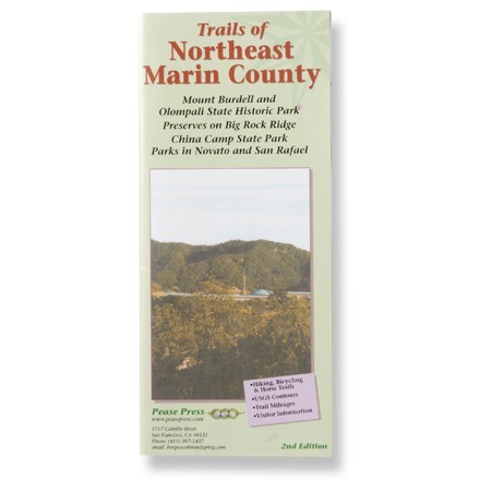 Trails of Northeast Marin County Map - 2nd Edition