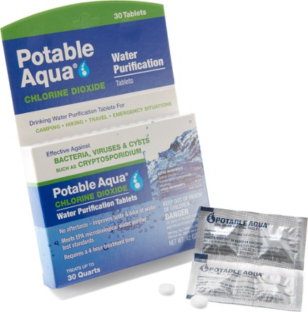 Potable Aqua Chlorine Dioxide Tablets - Package of 30