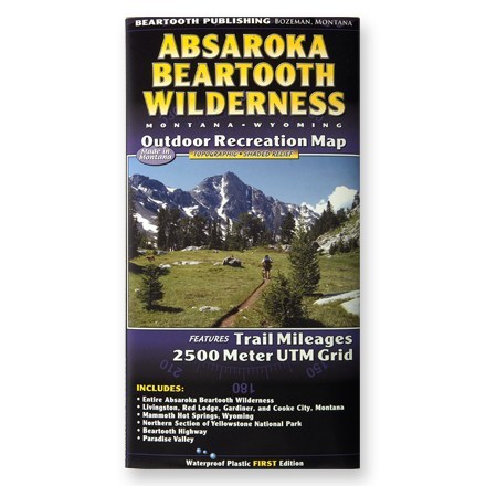 Absaroka Beartooth Wilderness Map