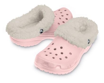 crocs with fur outside