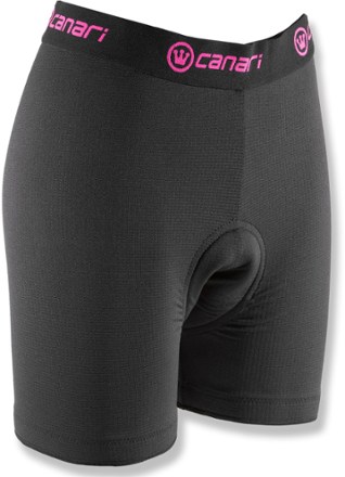 canari women's gel liner cycling shorts