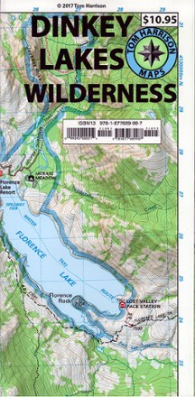 Dinkey Lakes Wilderness Map