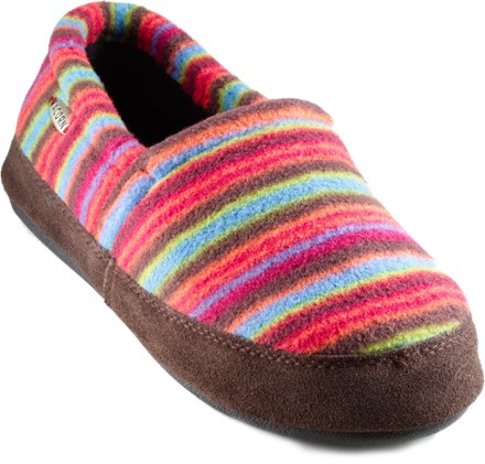 acorn polar fleece slippers