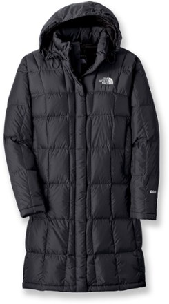 the north face black parka