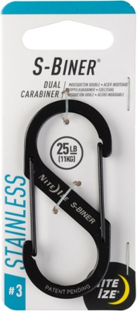 Nite Ize S-Biner #3 Stainless-Steel Dual Carabiner