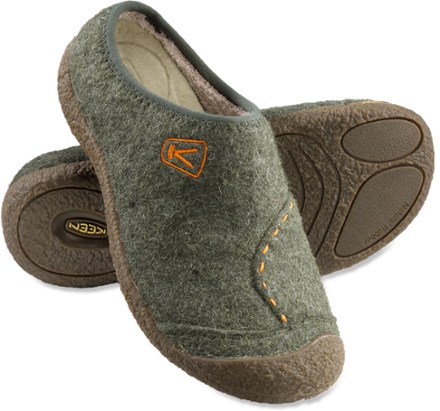 wool slip on clogs