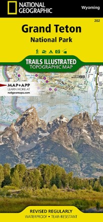 National Geographic Grand Teton National Park Trail Map