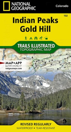 Indian Peaks/Gold Hill Trail Map