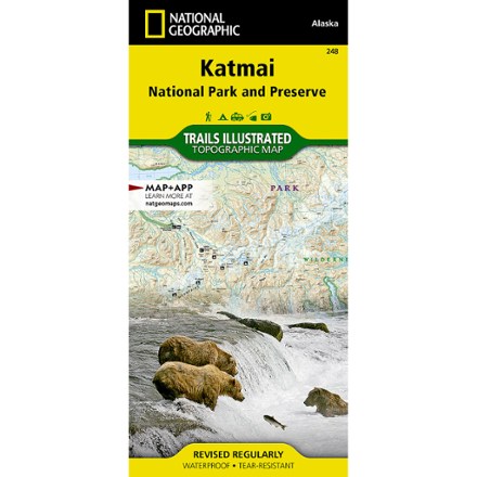 Katmai National Park and Preserve Trail Map