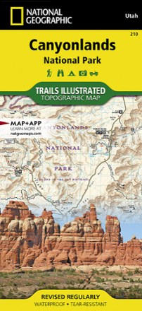 National Geographic Canyonlands National Park Trail Map - Needles/Isle ...