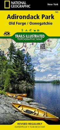 National Geographic Adirondack Park: Old Forge / Oswegatchie Topographic Map