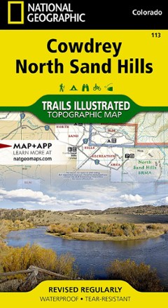 National Geographic Cowdrey/North Sand Hills Trail Map