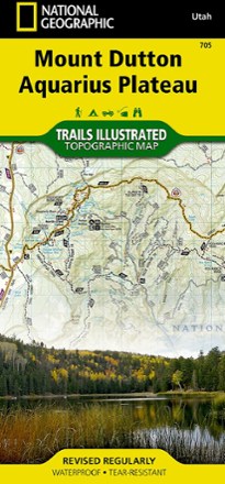 Paunsaugunt Plateau, Mount Dutton & Bryce Canyon Topographic Map