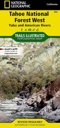 Tahoe National Forest: Yuba & American Rivers Topographic Map