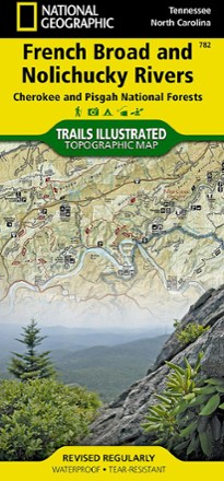 Cherokee and Pisgah National Forests Topographic Map