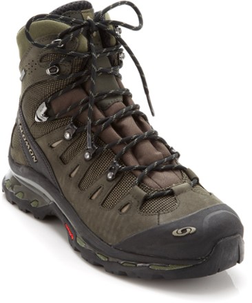 Salomon Quest 4D GTX - Botas de mochilero para hombre, color oliva/oscuro