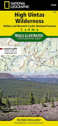 High Uintas Wilderness Topographic Map