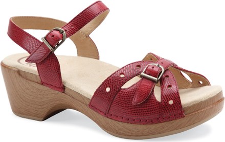dansko red sandals