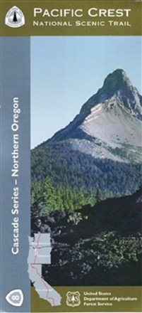 Pacific Crest National Scenic Trail - Northern Oregon (PCT-8) Map