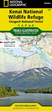 Kenai National Wildlife Refuge/Chugach National Forest Topographic Map