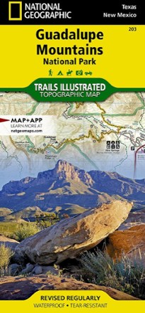 Guadalupe Mountains National Park Trail Map