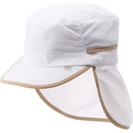 sun hat with cape