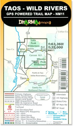 Taos - Wild Rivers Trail Map