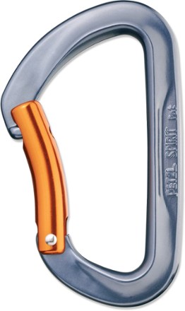Below is the newest version of Petzl Spirit Bent Gate Carabiner