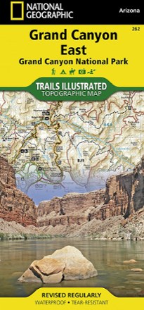 Grand Canyon National Park Trail Map - East