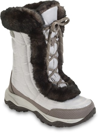 north face nuptse fur boot