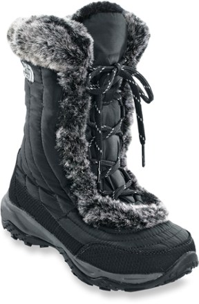 north face girls snow boots