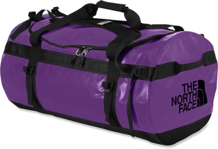 north face duffel purple