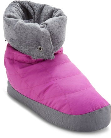 down filled booties slippers