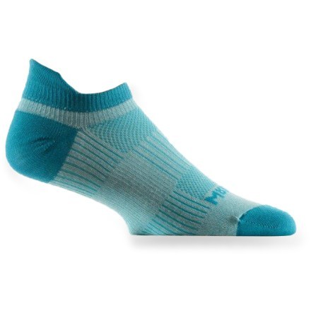 Wrightsock Coolmesh II Quarter Socke – Für Bergwandern, Radfahren, Laufen, Royal-Blue