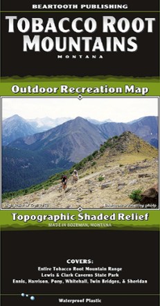 Beartooth Publishing Tobacco Root Mountains, MT, Outdoor Recreation Map