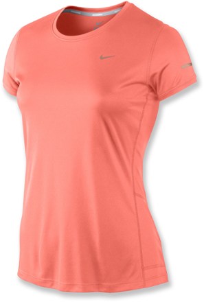 nike women's miler short sleeve running shirt