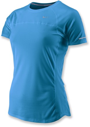 nike miler pink t shirt