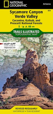 National Geographic Sycamore Canyon / Verde Valley Topographic Map