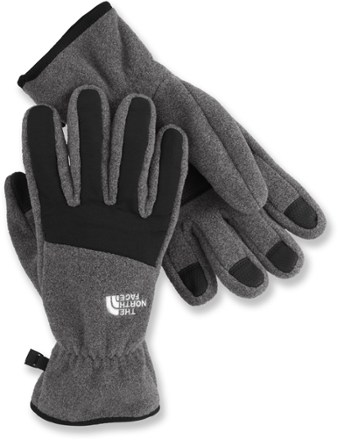 north face fleece gloves mens