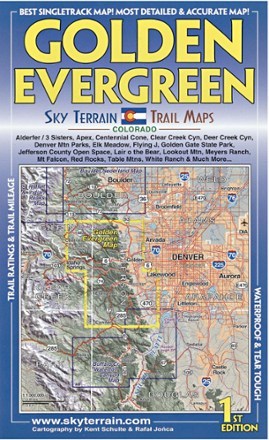 Golden Evergreen Trail Map - 1st Edition